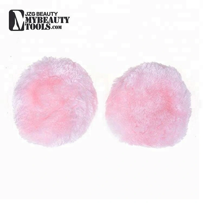 Facial Face Cotton Powder Makeup Sponge New Cleansing Pink Round Cosmetic Powder Puff