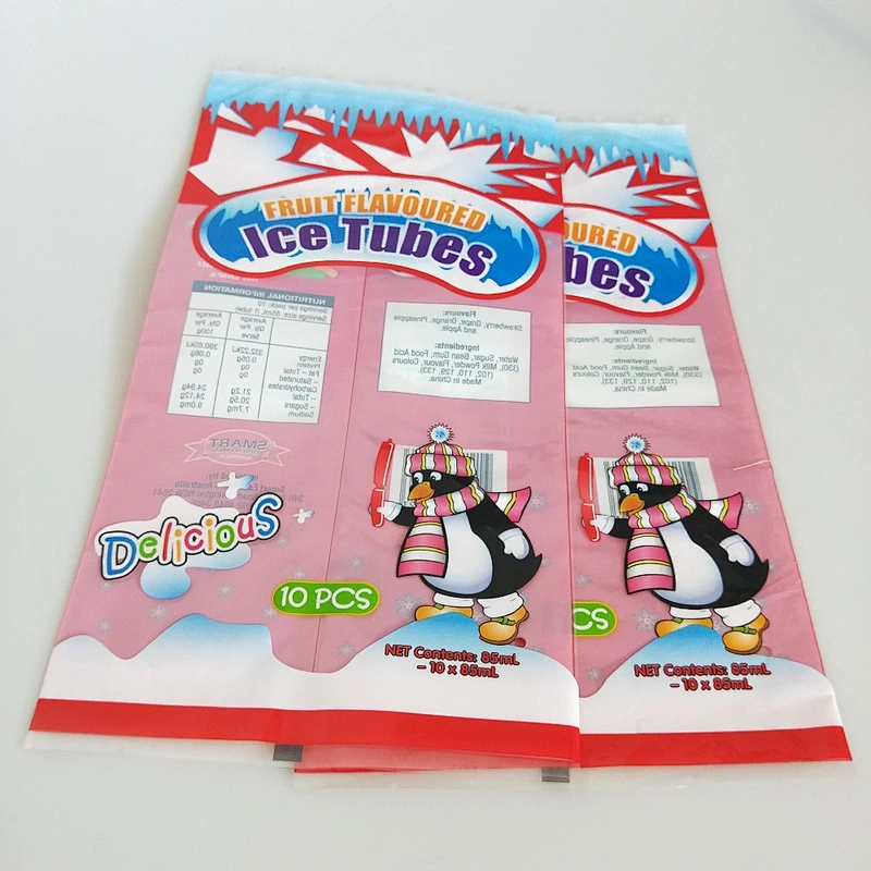 Accept custom PE plastic bags used for packing snacks