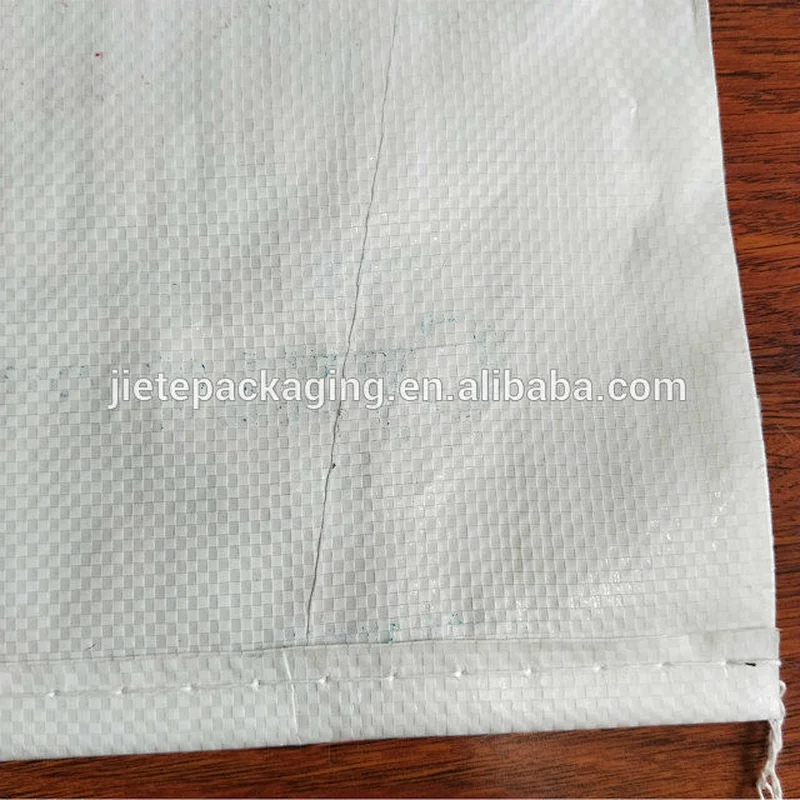 Cheap hot sale white plastic laminated pp woven construction cement bag 40kg