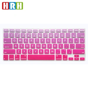 Rainbow Pattern Design Silicone US Keyboard Protector Cover Skin for Macbook Pro Air Retina 13 15 17