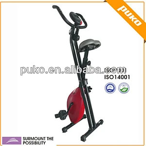 Red environmental- friendly exercise cyclette