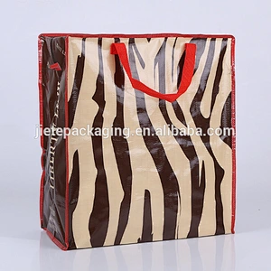 carrying soft loop handle pp woven shopping bags