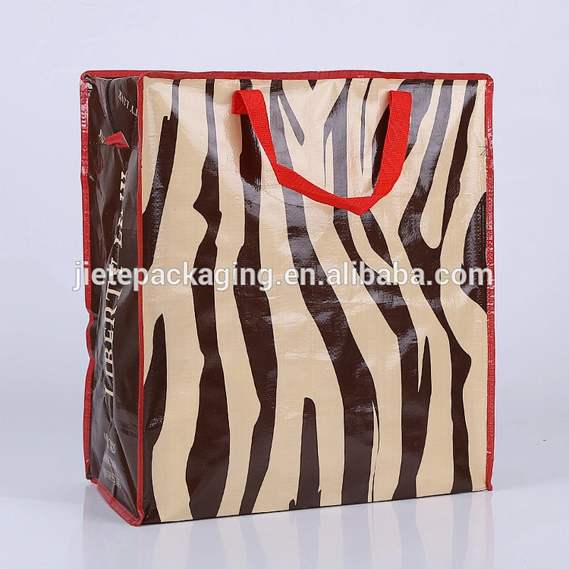 carrying soft loop handle pp woven shopping bags