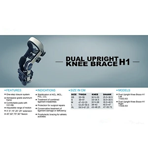 Medial Compartment Adjustable Hinged Osteoarthritis OA Knee Brace