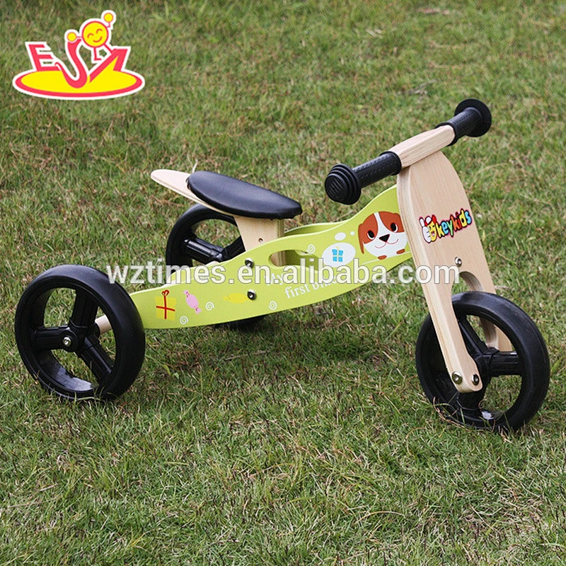 2018 New design wooden balance bike toy children wooden balance bike toy baby wooden balance bike toy W16C098