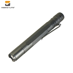 2018 New style Hot Selling Aluminium Mini 200 lumens 2AAA Battery Pen light torch LED Pen flashlight