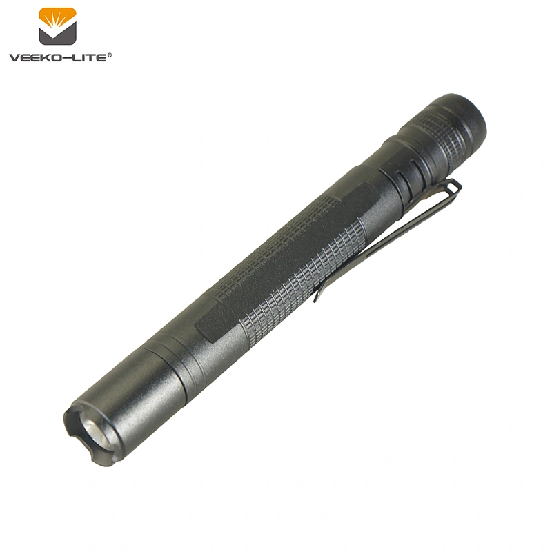 2018 New style Hot Selling Aluminium Mini 200 lumens 2AAA Battery Pen light torch LED Pen flashlight