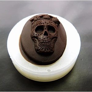 F5202 cranium fondant mold cake decorating tools silicone molds PRZY