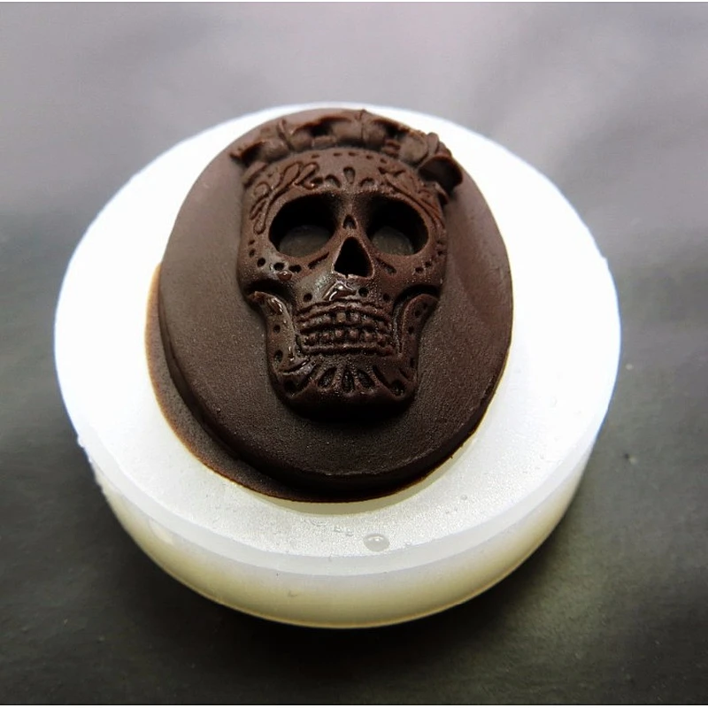 F5202 cranium fondant mold cake decorating tools silicone molds PRZY