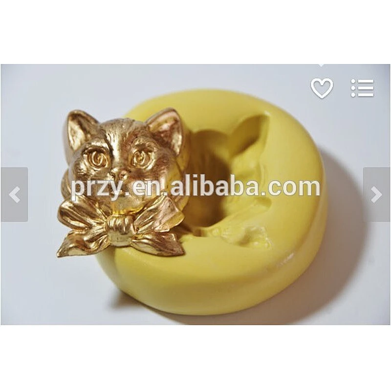 2015 hotsale Vintage Kitty Cat cake decor silicone cake mold