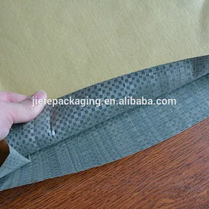 Industrial and agricultural use 25kg paper laminated plastic polypropylene bag for frozen food,cement,plaster