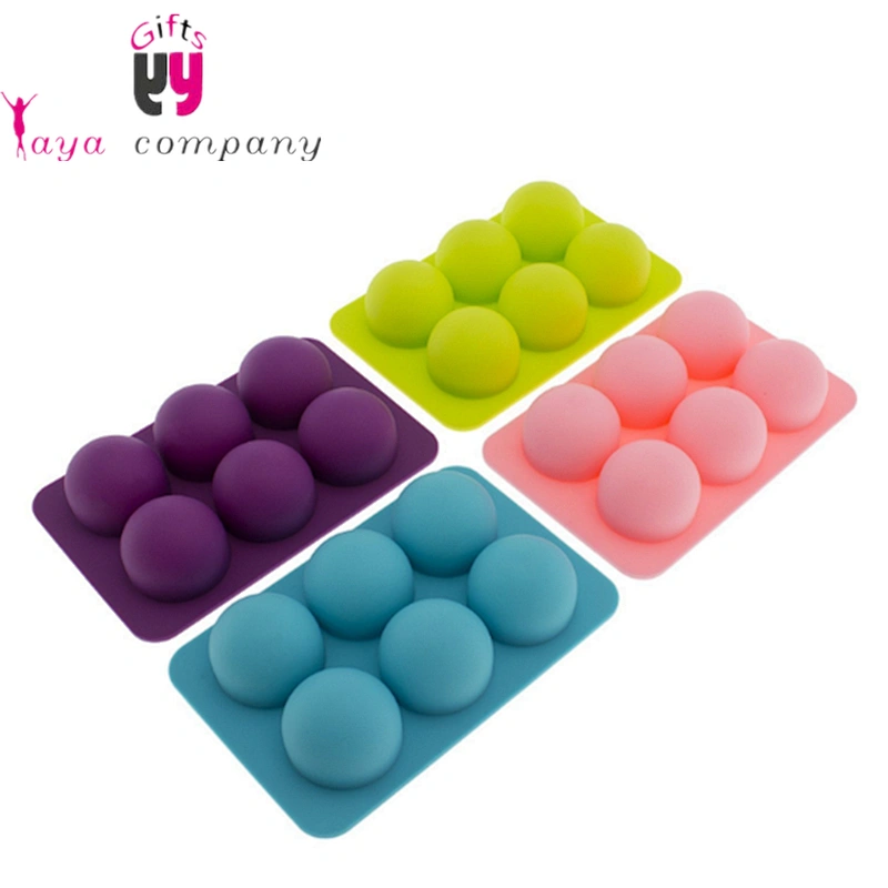 Custom Food Grade Candy Muffin Round Cake Silicone Baking Molds
