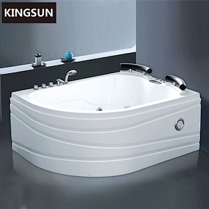 Simple Acrylic Freestanding Vibrating Massage Tube Shower Massage Bath Tube