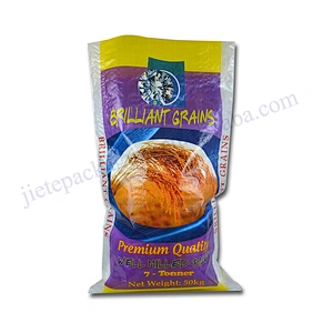 Bopp laminated pp woven grain bag 50 kg for rice, flour,feed,bean,bran,corn,fertilizer