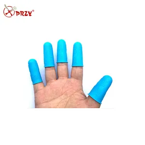 Food grade food anti-scalding processing heat resistant particle pits anti-slip silicone finger sets