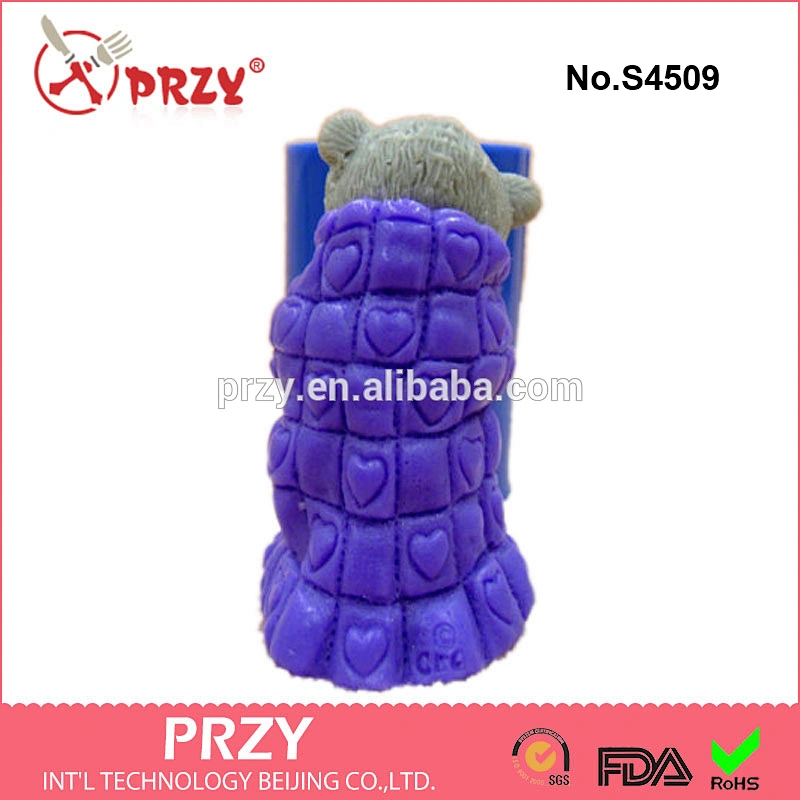 3D teddy bear mold for soap,silicone bear haandmade soap mould,silicone bear mold