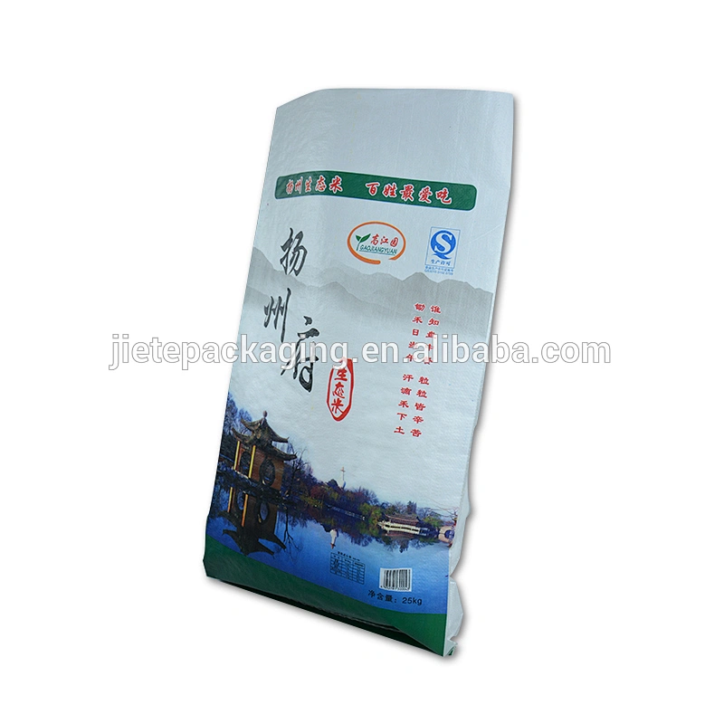China supplier pp woven rice packing bag 25kg