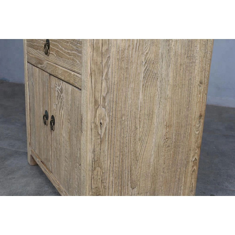 wholesale chinese antique rustic reclaimed elm wood nightstand asian furniture