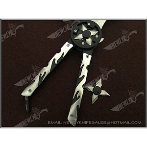Stainless Steel Training Knife Folding Utility Knife Tactical Pocket Knife