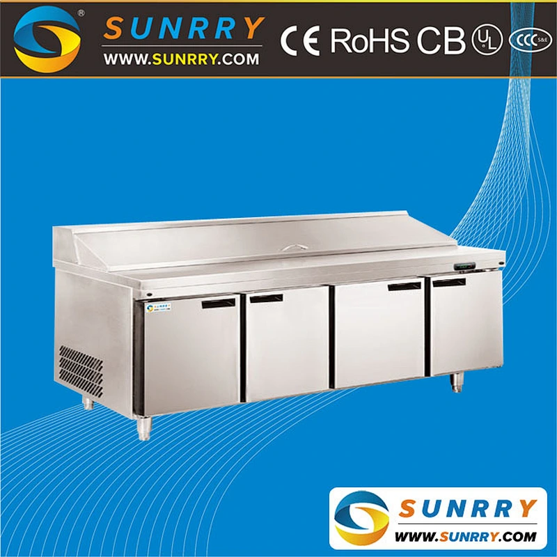 Salad Bar Counter Stainless Steel Refrigerated Salad Bar (SY-RST2400S SUNRRY)