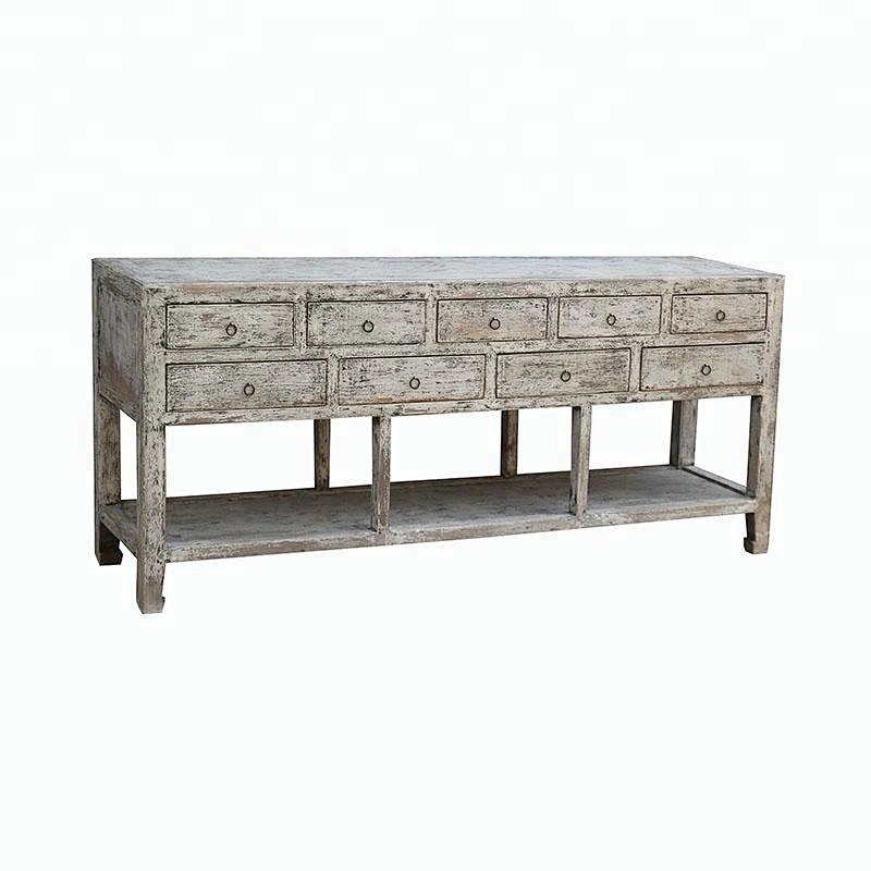 wholesale chinese vintage reproduction furniture, antique distressed table