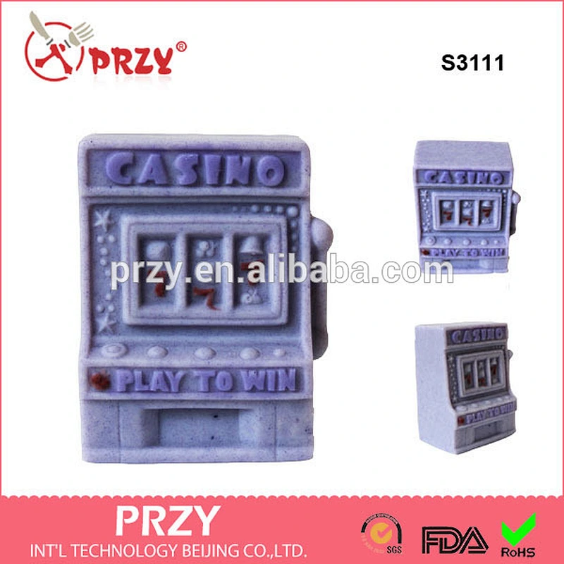 S3111 Casino Slot Machine Silicone Soap Mold
