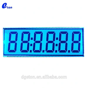 Custom 6 digit 3 inch LCD panel Transparent LCD repair machine Fuel dispenser lcd display