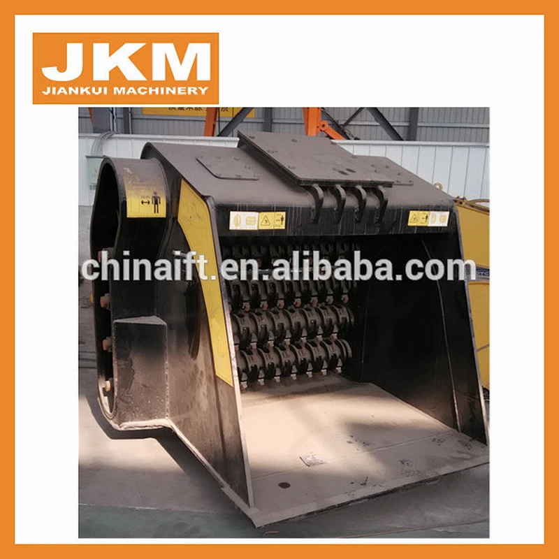 Excavator Rock Bucket Excavator Crusher Bucket in stock for sale