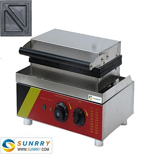 Stainless steel electric 4 pcs sandwich waffle baker and sandwich making machine