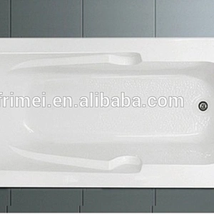 Dubai Pure Acrylic Drop-In Bathtub Soaking Bathtub For Fat People