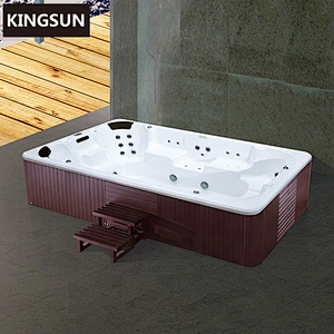 K-8976 12 person hot tubs above ground swimming fiberglass pool sexi family spa tub