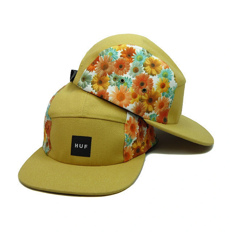 Camo Baseball cap Hiphop Patchwork Hat 5 Panel Camo Caps
