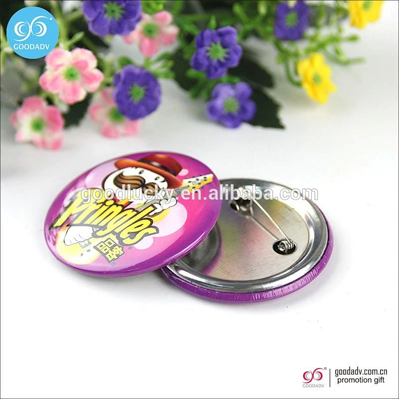 Promotional gifts Tin Badge /button badge/metal badge with pin