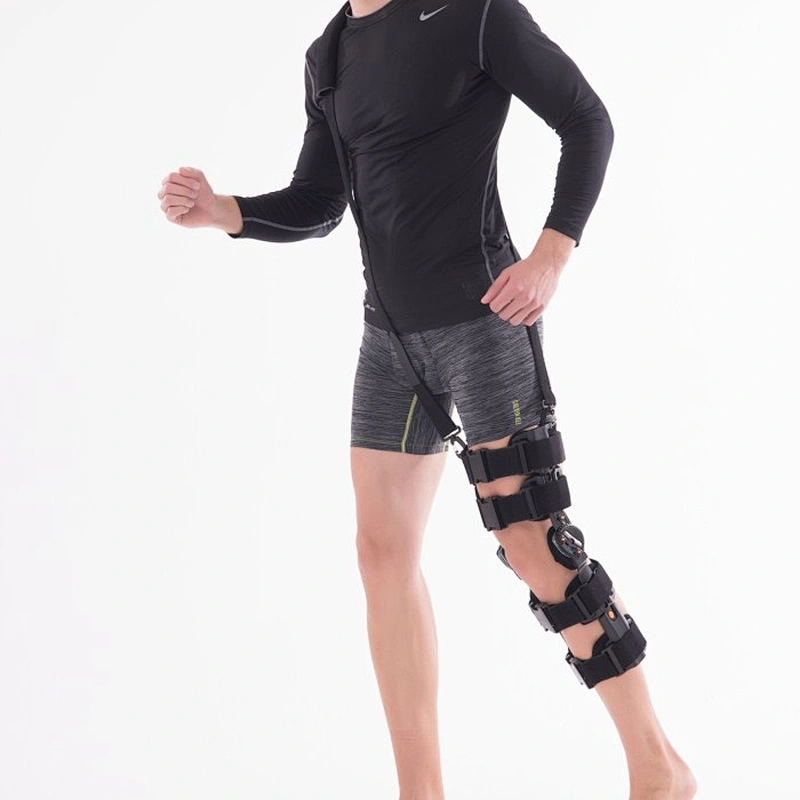 Manufacture OEM High Quality orthopedic hinged Adjustable ROM Knee Brace/knee Support CE FDA