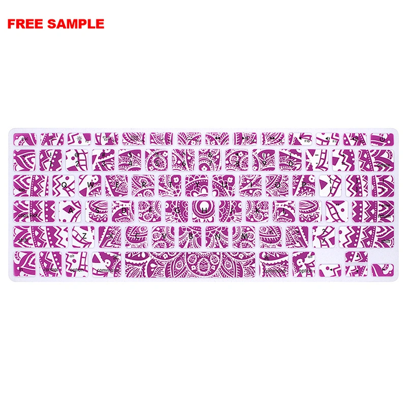 Free Sample New Style Shatterproof Silicone Keyboard Skin Cover For Laptop,Glow In The Dark Keyboard Cover oem odm laptop