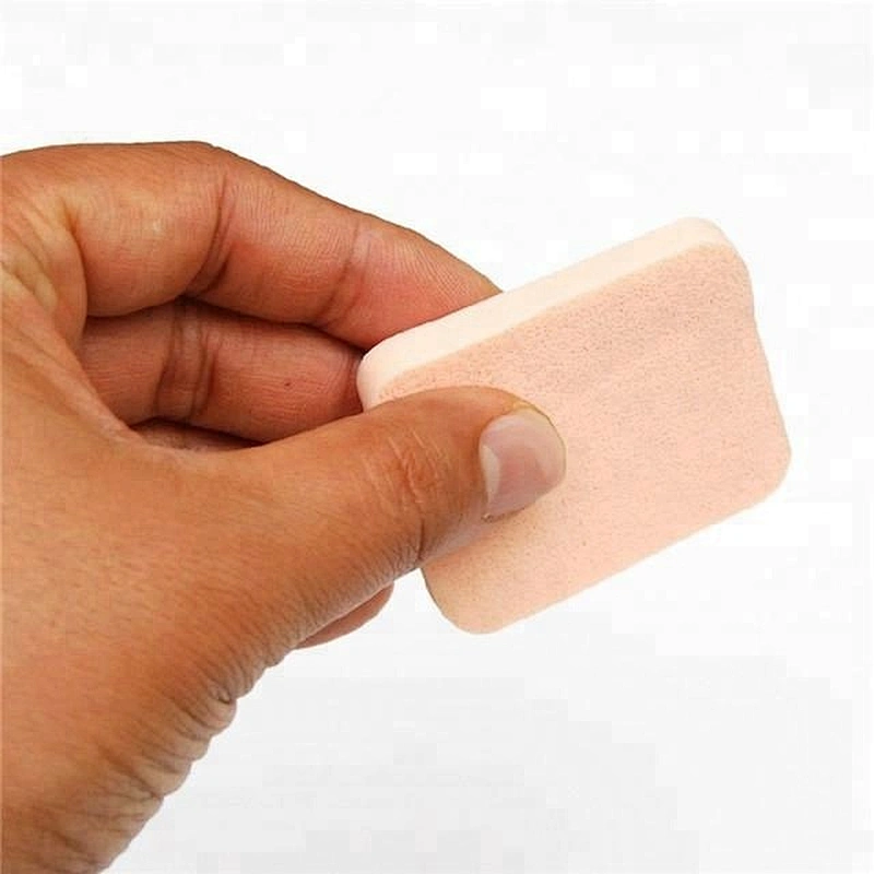 Customized Logo Rectangle SBR PU Makeup Sponge Powder Puff With High Quality