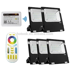 2.4G Wireless Remote Wifi Control IP65 10W 20W 30W 50W RGB+CCT LED Floodlight