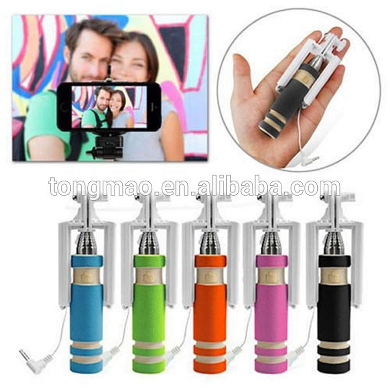 2016 Hot Selling 4th Generation Mini Cable Control Selfie Stick