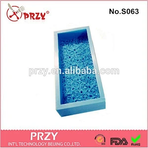 silicone loaf soap mold, silicone rose soap mold