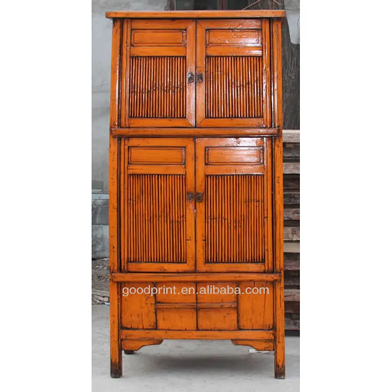 Chinese Antique Bamboo Cabinet