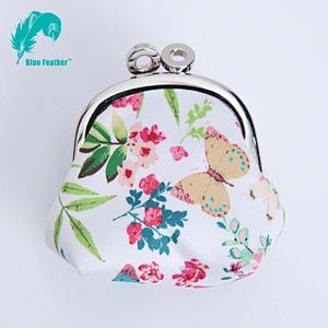 2018 factory custom coin purse pu leather purse