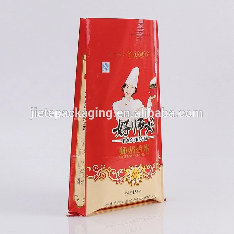 special transparent polypropylene pp woven bag for packaging rice 15kg 25kg