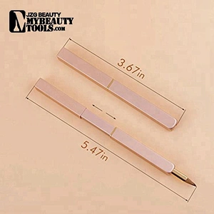 Beauty organic disposable retractable liquid matte glitter lipstick brush private label tube packaging