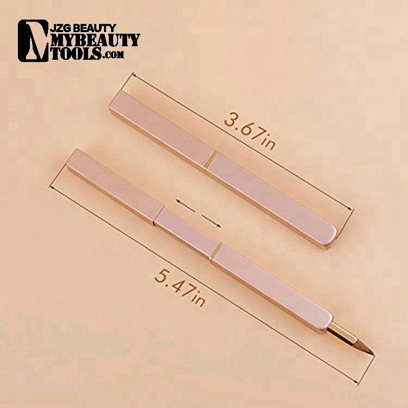 Beauty organic disposable retractable liquid matte glitter lipstick brush private label tube packaging