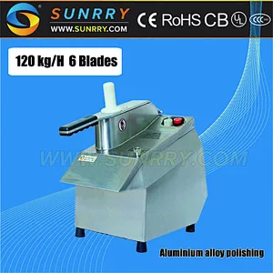 Multi-function electric innovative vegetable cutter machine models with 5 blades and CE approved