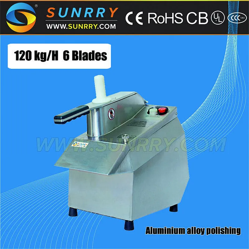 Multi-function electric innovative vegetable cutter machine models with 5 blades and CE approved