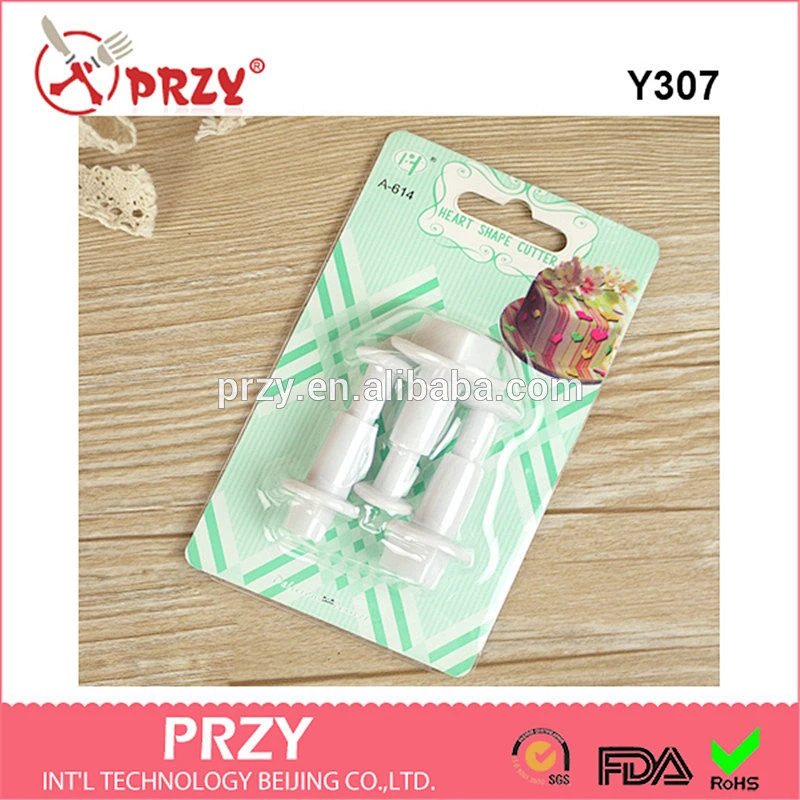 PRZY heart shape Spring Press Cookie Cutter/Biscuit Mold -Y307