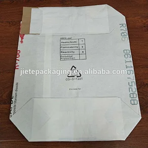 Customized 25kg stand up kraft paper flour packaging bag for potato strach,corn powder