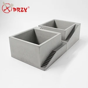 S8129 Concrete Office decorations molds silicone cement flower pot silicone Vase Pot Moulds
