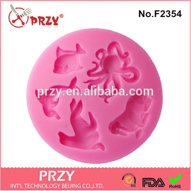 2015 f2354 fondant wine bottles shape silicone mold for cake